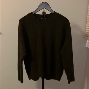Vince Camuto Dark Brown Crew Neck Sweater
